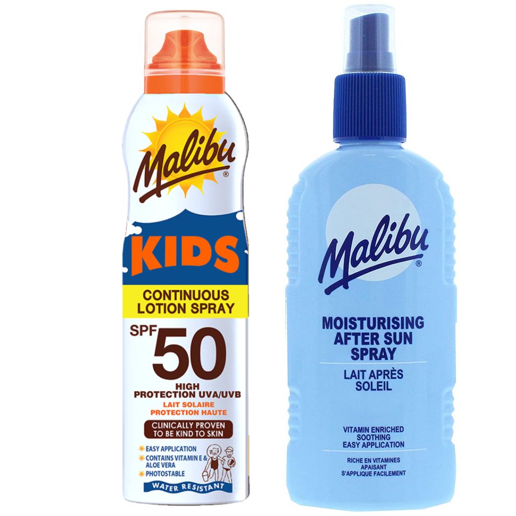 Malibu Baby Sprühmilch LSF 50 175 ml + After Sun Sprühbalsam 200 ml