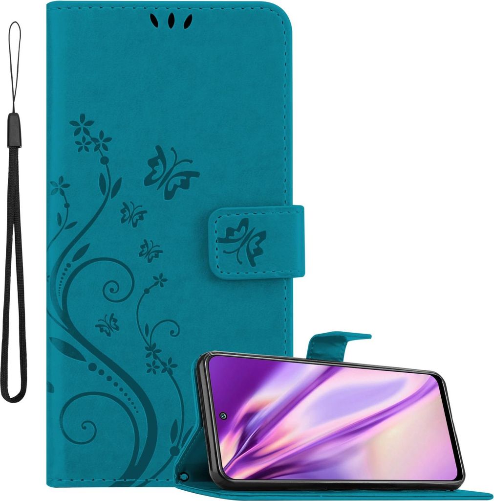 Cadorabo Hülle für Xiaomi RedMi NOTE 10 5G / POCO M3 PRO 5G Schutz Hülle in Blau Schutzhülle Handy Hülle Etui Case