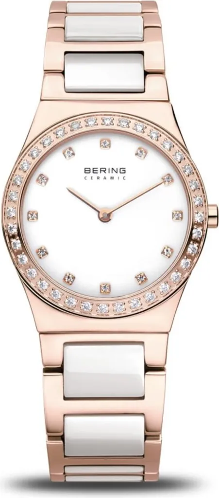 Bering 32430-761 Ceramica: Orologio Donna Elegante Oro Rosa e Bianco
