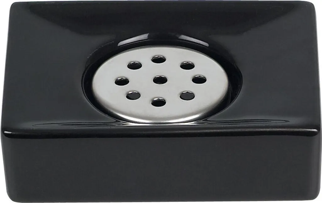 Accessorio Bagno Spirella Quadro Nero: Portasapone Urban Style