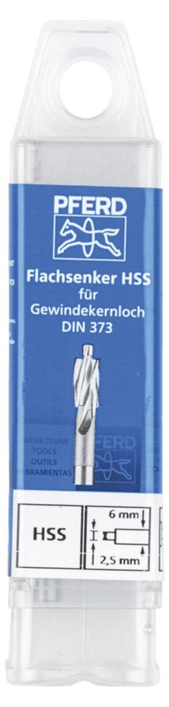 PFERD FLS HSS DIN 373 6,0 GKL, Bohrer, Elektro-Mehrzweckwerkzeug, Stahl, Eisenguss, Nicht-eisenhaltiges Metall, Edelstahl, Aluminium, Hochgeschwind...