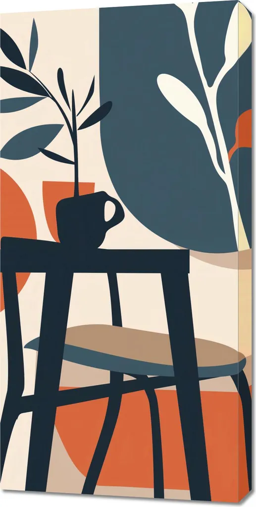 Tableau Image 50 x 100 cm Le matin à l'ombre des arbres Déco Nature