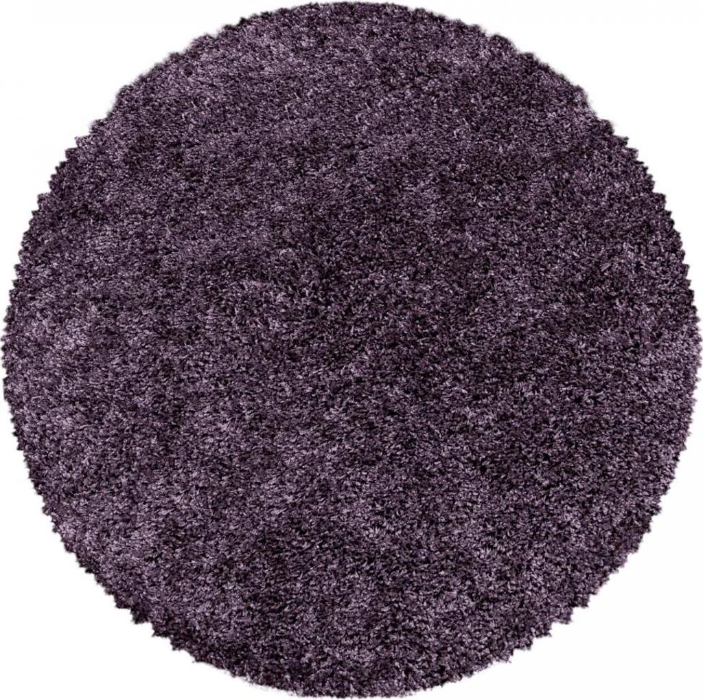 Langfloriger Shaggy-Teppich mit gewebtem Uni-Muster UNI I