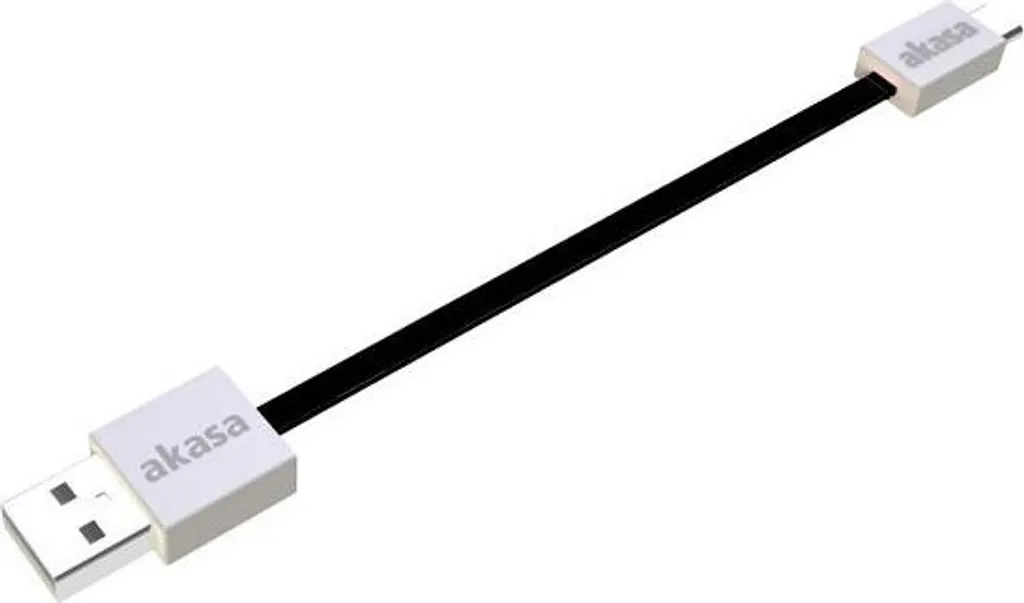 Câble de Connexion USB Flexible Akasa PROSLIM Haute Qualité pour Bureau