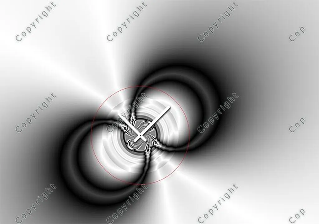 Orologio Parete Dixtime 4252 35x50 - Moderno, Silenzioso, Alluminio