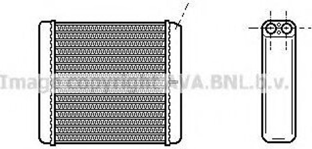 PRASCO OL6206 Wärmetauscher Innenraumheizung Kühler für OPEL Calibra A (C89) Vectra A Limousine (J89) Vectra A CC (J89) für VAUXHALL