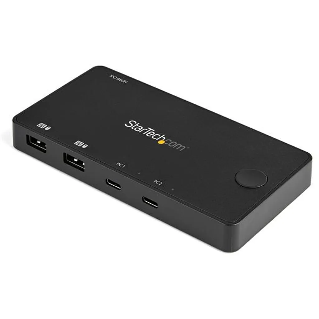 Switch KVM USB-C contre le désordre des câbles sur bureau avec HDMI 4K