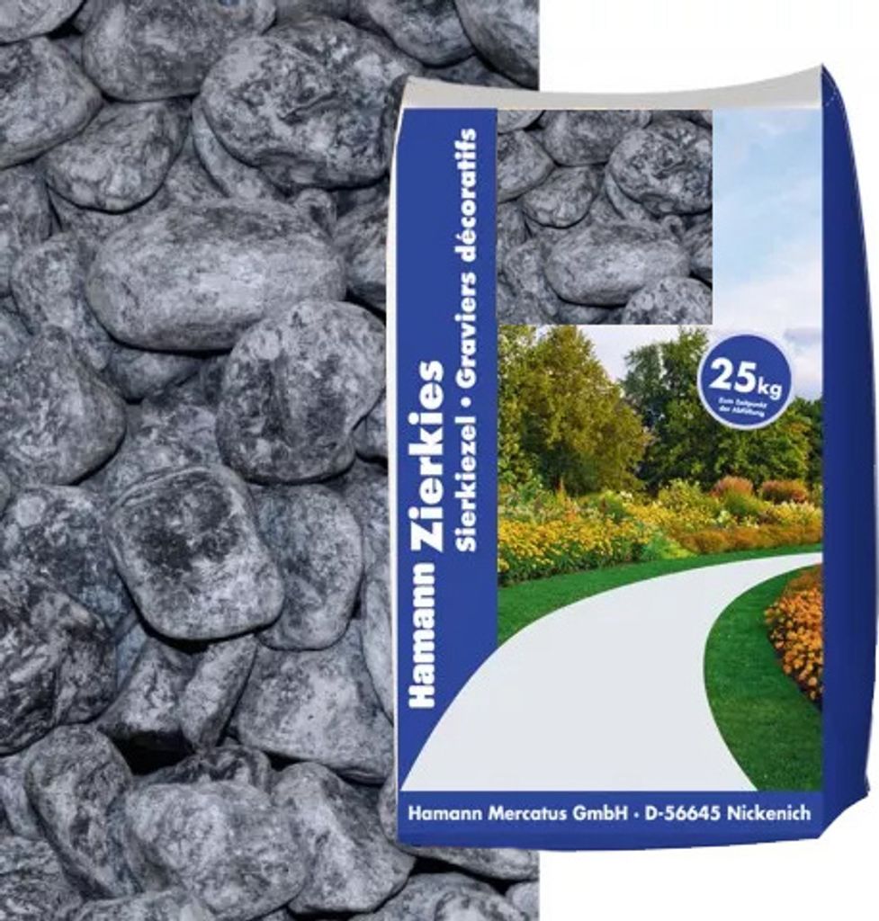 Marmorkies Nero Ebano 40-60mm 25kg Sack