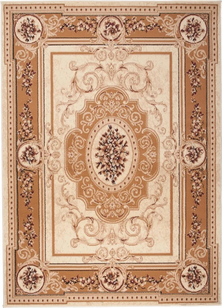 Tapis Beige Certifié ÖKOTEX Tapiso ATLAS 130 x 190 cm - Qualité Supérieure