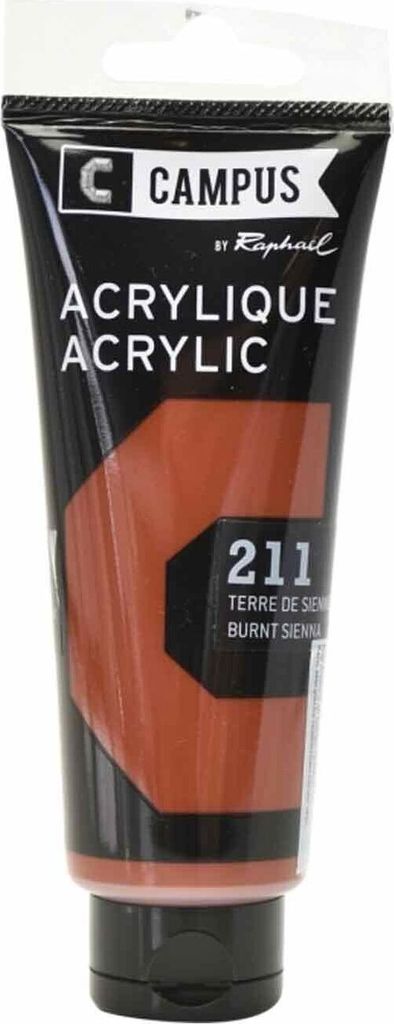Acrylfarbe 100 ml - Sienabraun gebrannt Nr. 211