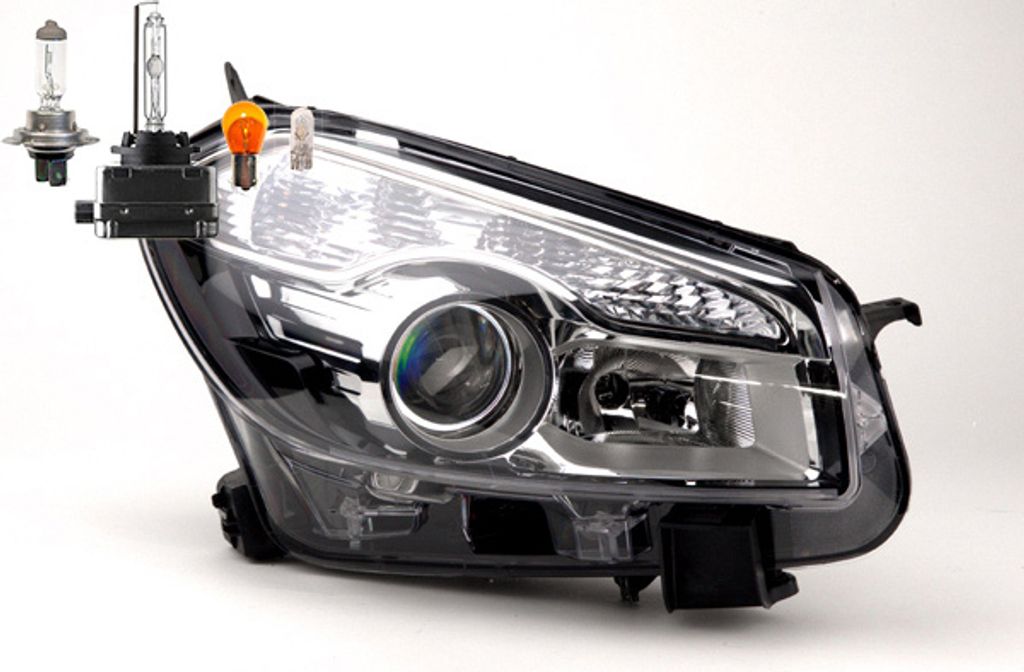Johns, Scheinwerfer Osram Xenarc Night Breaker Laser passend für Nissan Qashqai Rechts 26010BR60A 26010BR60B 26010BR62A