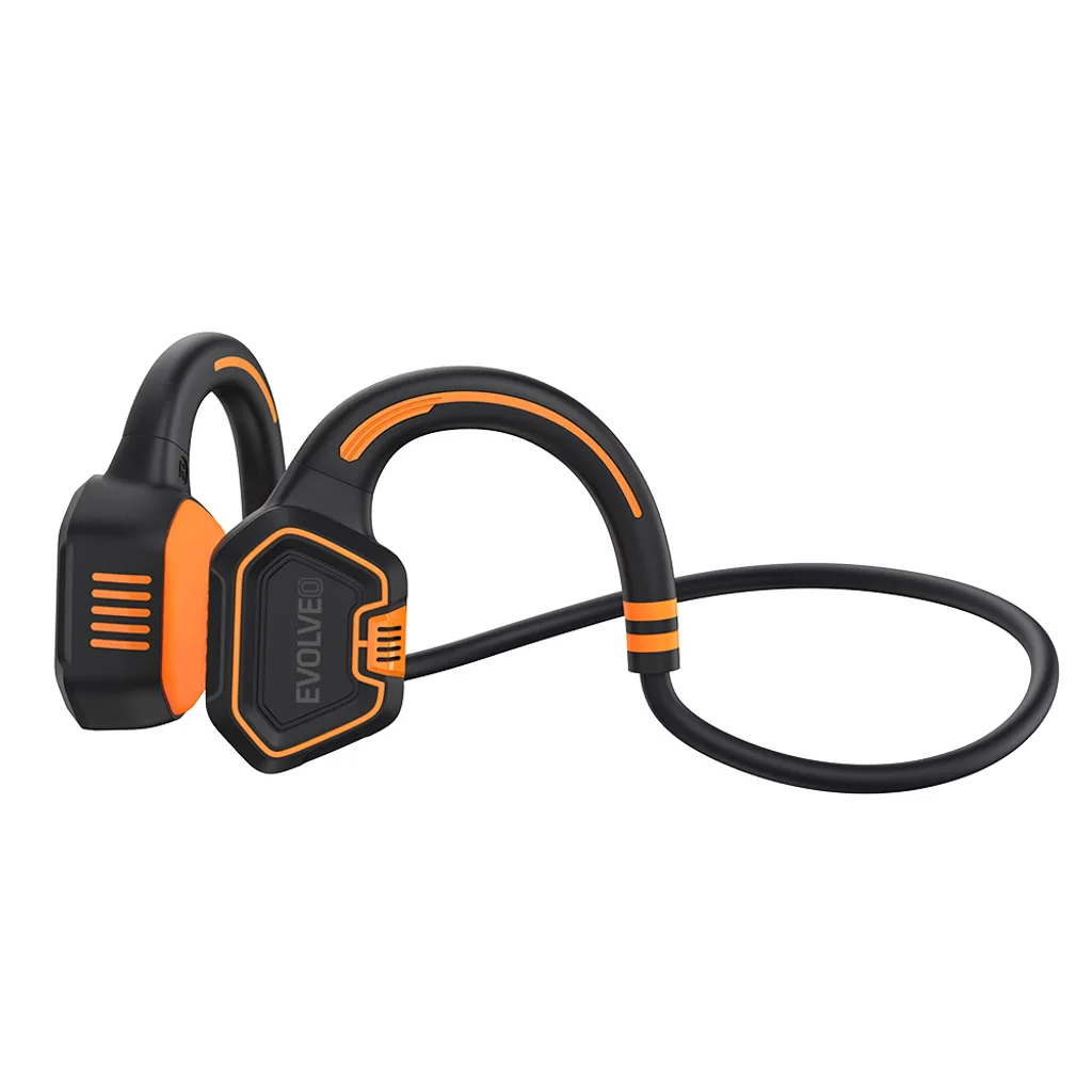 EVOLVEO BoneSwim MP3 16GB Casque à Conduction Osseuse Orange Bluetooth - 2