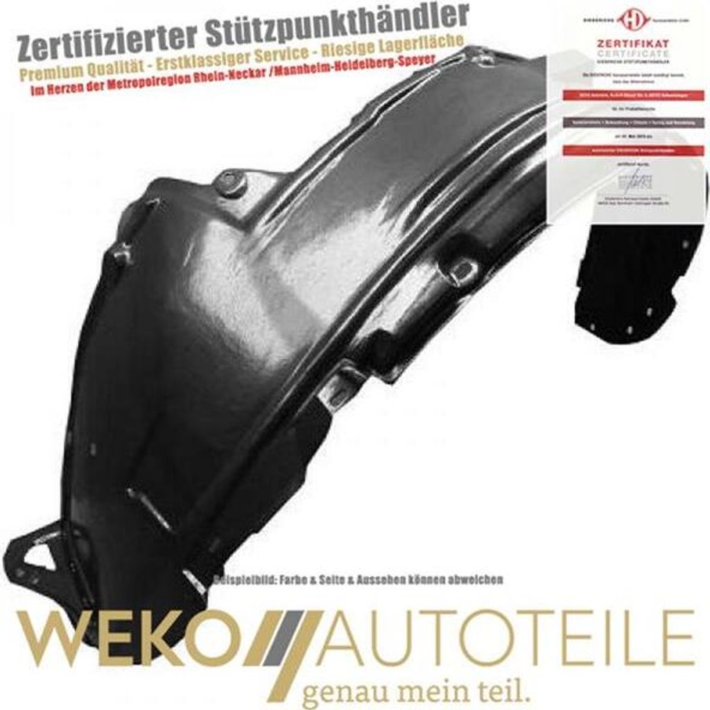 Verkleidung Radhaus vorne links DIEDERICHS 5283809 für HONDA