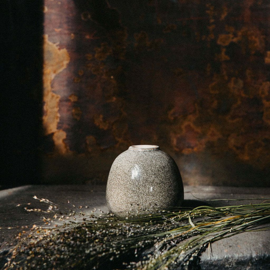 Vase Avik - braun: small