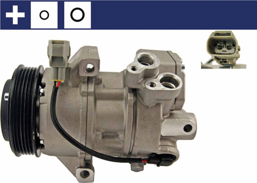 MAHLE ACP 889 000S 5SE09 Klimaanlage Klimakompressor PAG 46 R134a für MITSUBISHI COLT VI (Z3A, Z2A) für SMART FORFOUR (454)