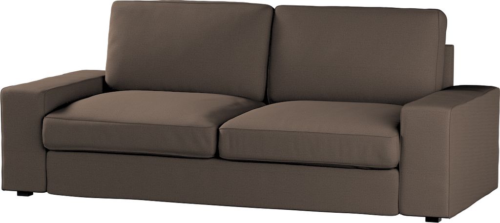 Dekoria Bezug für Kivik 3-er Bettsofa, braun, Kivik 3-er Bettsofabezug