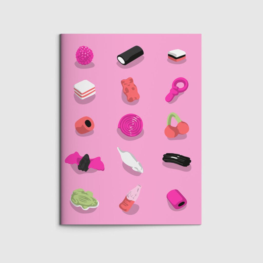 Nobis Design - Notizheft A6 - neonstyle - Gummies