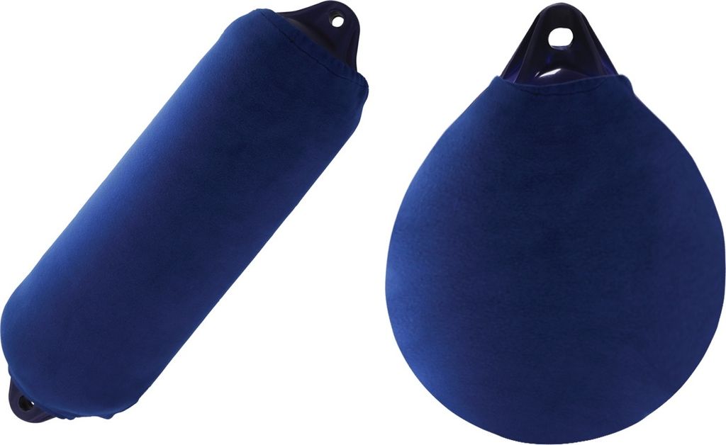 Schutzhülle Cover im Doppelpack für Kugelfender, R oder H Serie, navy blau Größe: U6 / H6