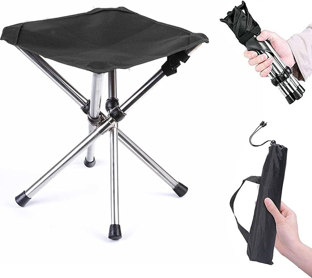 Tragbar Leichter Klapphocker, Camping-Stuhl Faltbarer Produktbild 