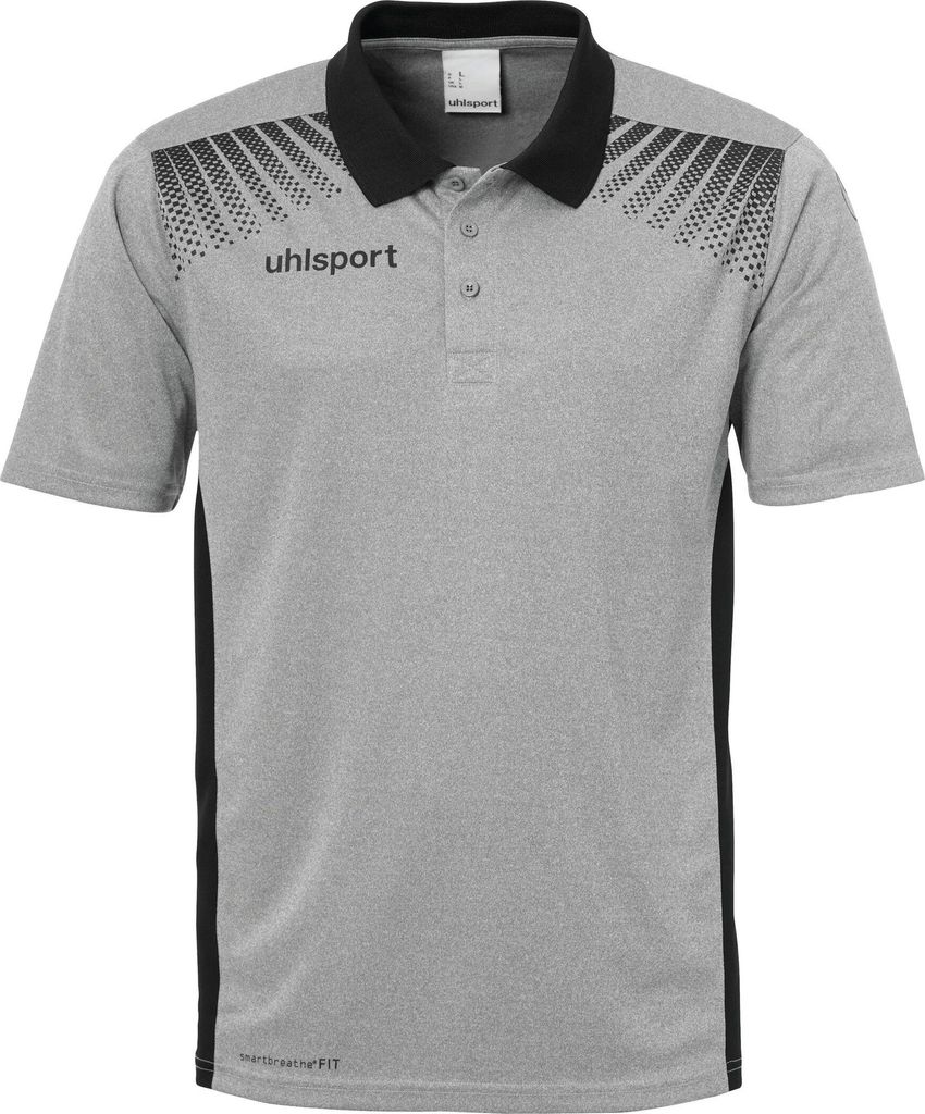 Uhlsport GOAL POLO SHIRT S dark grey melange/schwarz