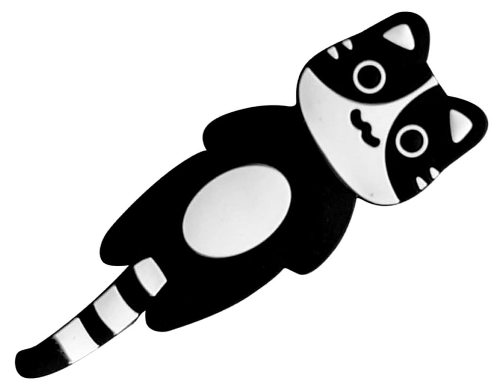 Bunter Magnetischer Katzenhaken aus Metall und PVC – Kreativer Magnethaken für Möbel und Eisenflächen, Stilvolle Wanddekoration für Zuhause