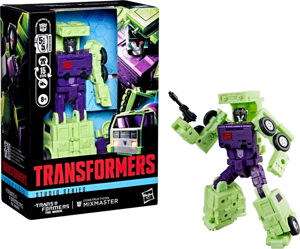 Figurine Transformable Constructicon Mixmaster Transformers 11,5 cm