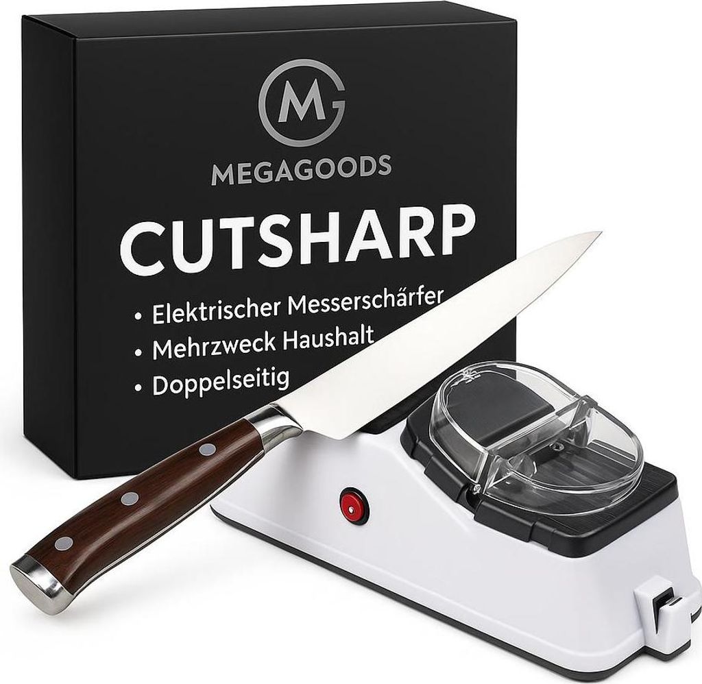 Elektrischer Messerschärfer USB Mehrzweck Haushalt doppelseitig DE.
