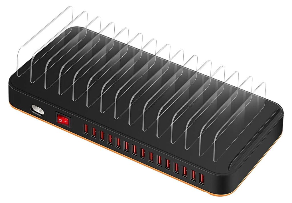 Avizar, stazione di ricarica 180W 15 porte USB con ventola Immagine del prodotto 