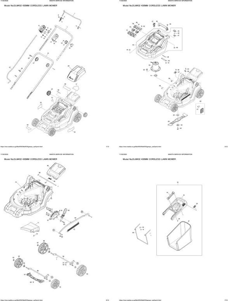 Makita DLM432Z Akku-Rasenmäher Produktbild 19