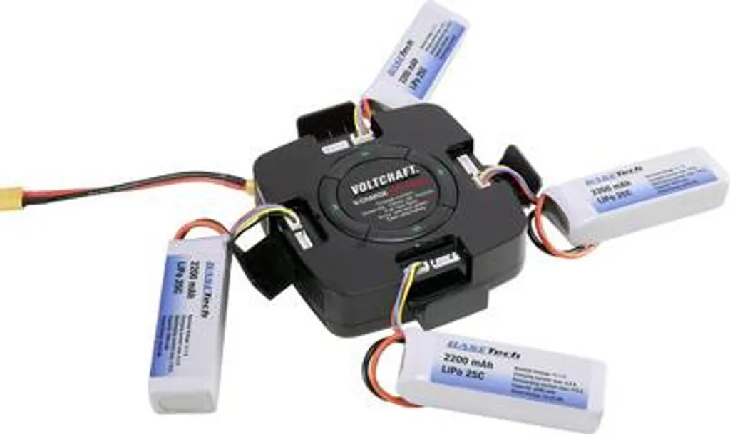 Chargeur LiPo VOLTCRAFT 4 Canaux 12V 32V pour Voiture RC et Drones