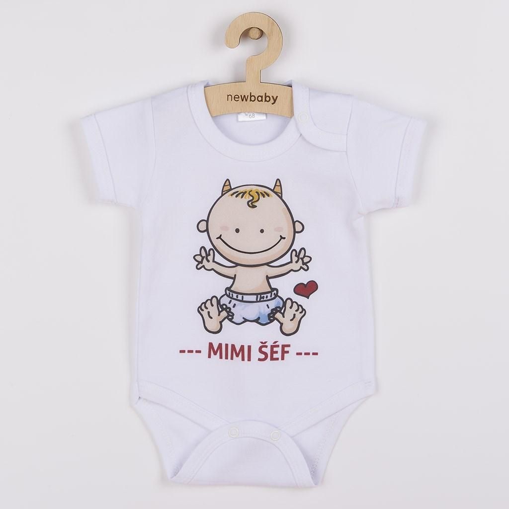 Bedruckter Body New Baby MIMI SHEF, Gr. 80 (9-12m)