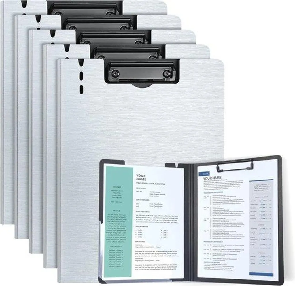 Porte-bloc A4 rigide lot de 5 : fini les feuilles volantes au bureau