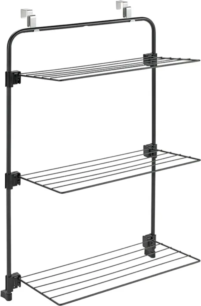 Fini l'encombrement au sol avec le Séchoir Suspendu Gale 11m Noir