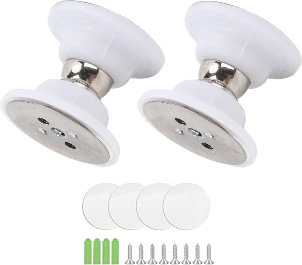 Paar von RV Magnetic Door Catch Reduzieren Sie Lärm mit schweres Gepäck für Wohnmobilanhänger Camper White