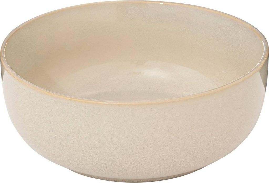 Salatschüssel "terre inconnue" d22cm beige - SG Secret de Gourmet