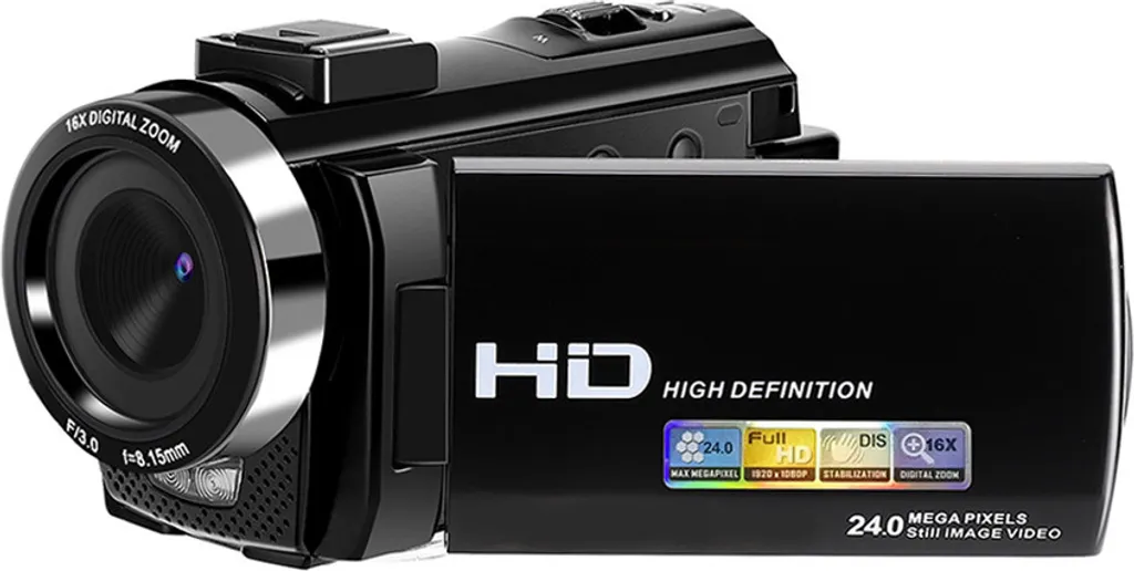 Caméscope Familial 1080P Idéal pour Vacances et Souvenirs avec Zoom 16x
