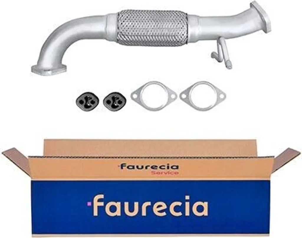 Tuyau d'échappement avant robuste HELLA 8LA 366 000-551 en acier OE