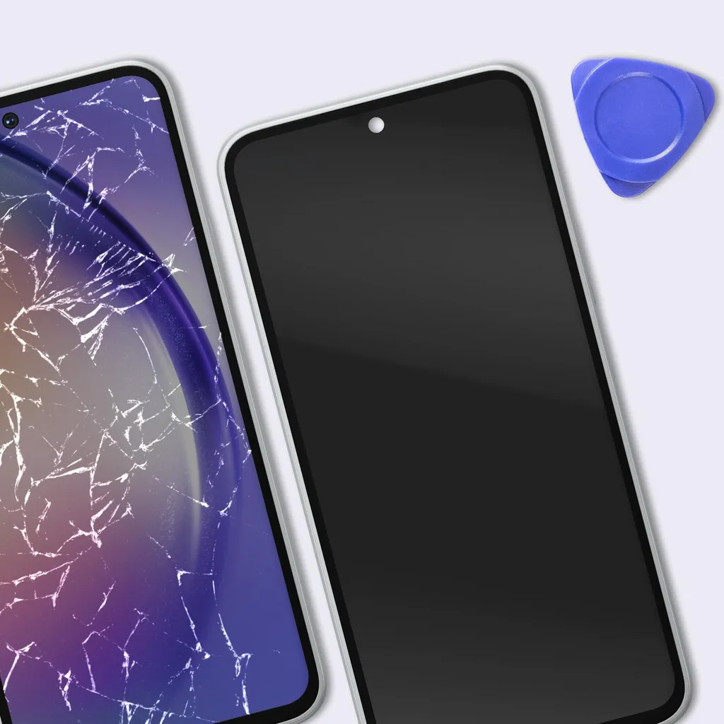 Écran Galaxy A54 5G OLED blanc avec châssis : solution tactile défaillant - 4