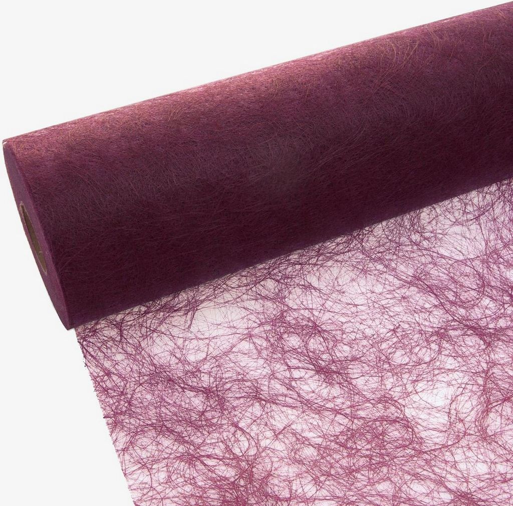 Sizoflor Tischband bordeaux 20 cm Rolle 25 Meter 60 011-R