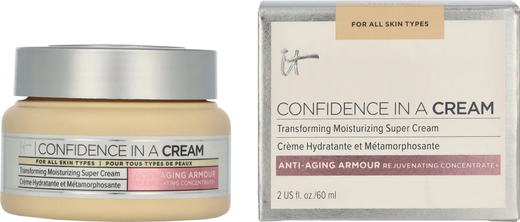 Soin Visage Confidence IT Cosmetics aux Céramides et Acide Hyaluronique