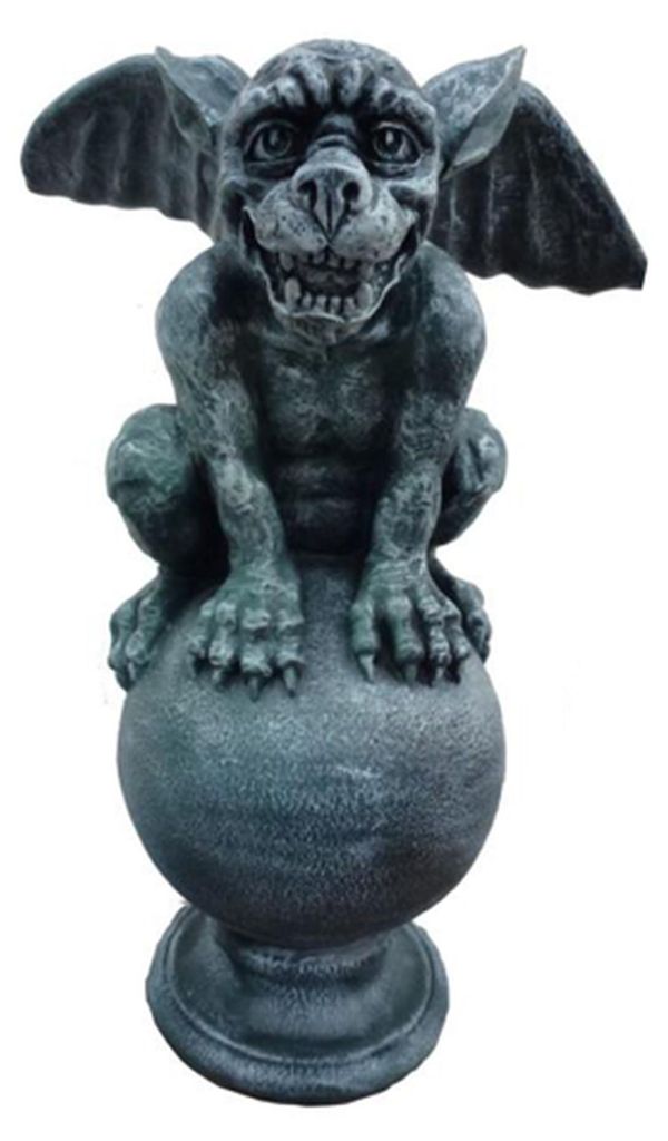 Deko Figur Statue Skulptur 48 cm FIguren Statuen Skulpturen Dekoration Drachen