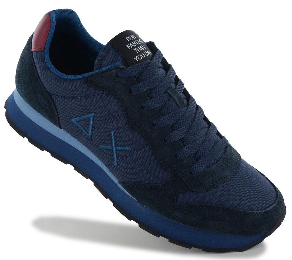 SUN68 Tom Solid - Herren Sneakers Schuhe Navy-Blau Produktbild 