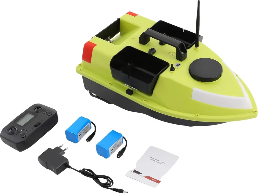 Bateau amorceur GPS jaune : finissez-en avec l'amorçage imprécis de nuit