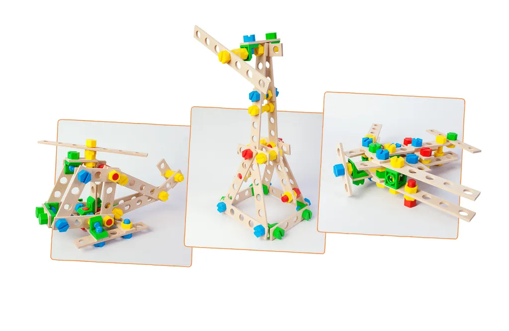 Jeu de Construction Créatif Hélicoptère 80 Pièces Alexander Constructor - 3