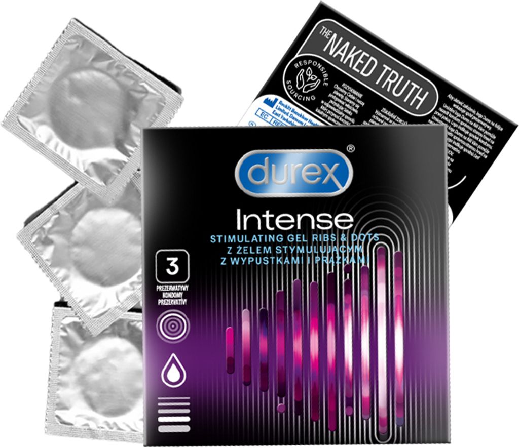 Kondómy Durex Intense - 3x Obrázok produktu 