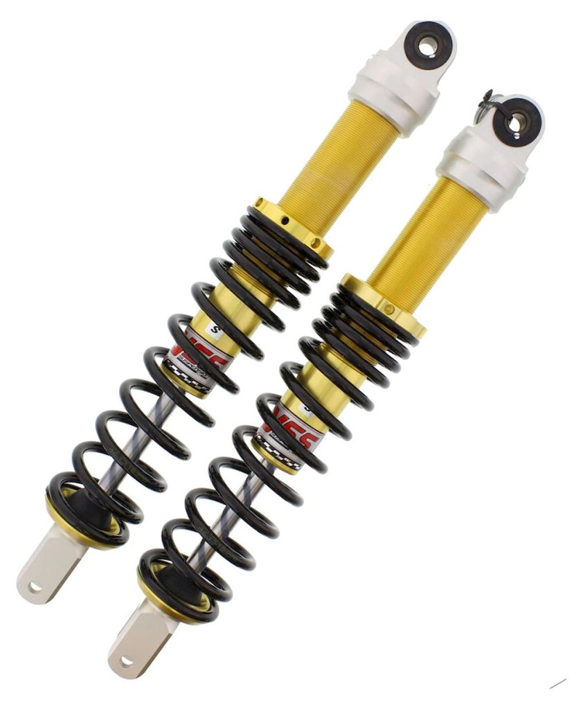 Federbein für Honda FES 125 Pantheon CBS Baujahr 2003-2007 von YSS TE302-395T-01AL-38 - Neu