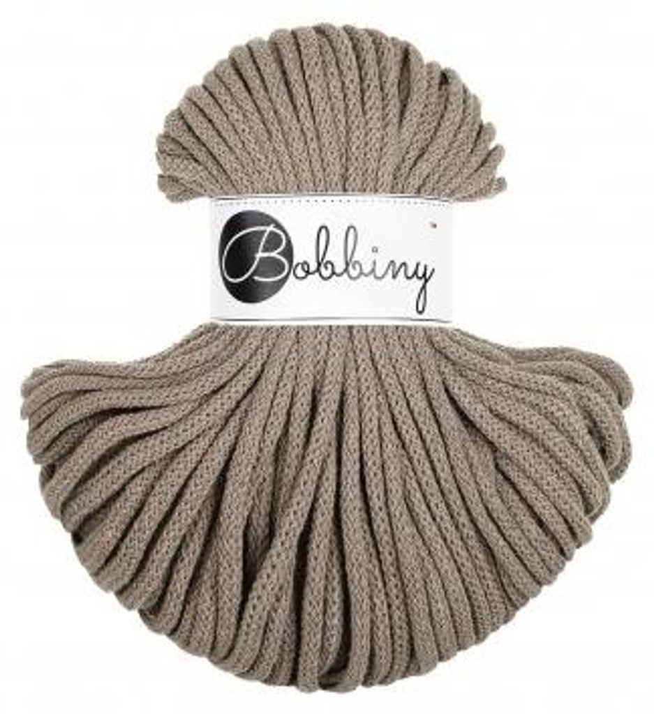 Bobbiny Premium 5 mm 50 m Coffee Schnur Produktbild 