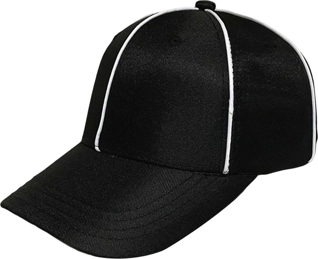 Coach-Baseballmütze, Kontrastfarbe, lange Krempe, Befestigungsband, verstellbares Loch für Pferdeschwanz, Sonnenschutz, waschbar, Sporttraining, ...