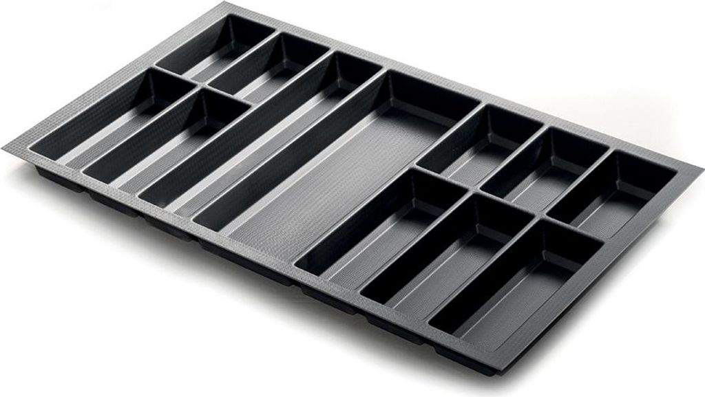 Besteckkasten Classico Kristall SoftTouch schwarz (804 x 474 mm)