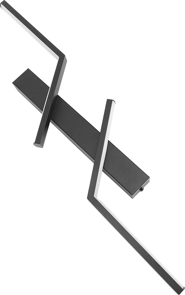 Applique murale LED moderne noire 60cm avec 3 températures de couleur